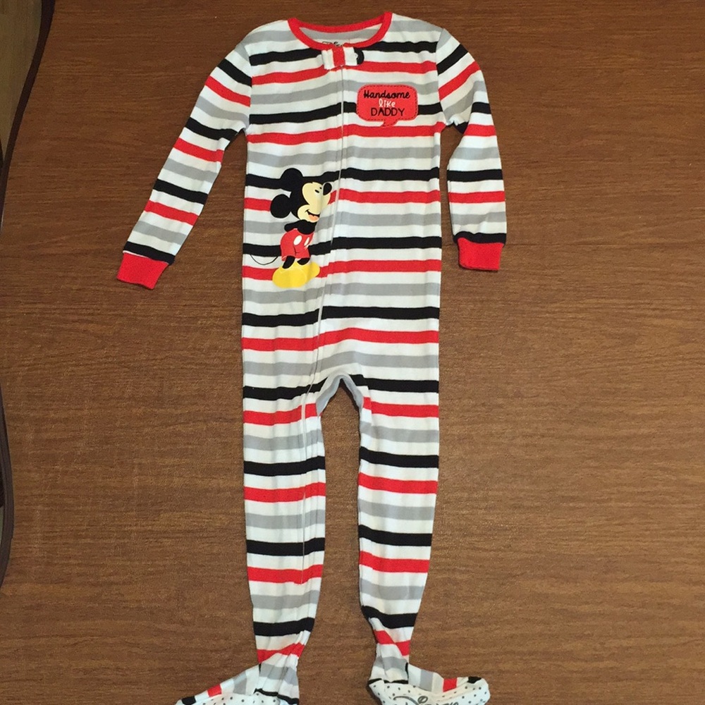 Disney Mickey Mouse toddler boy footed pajama